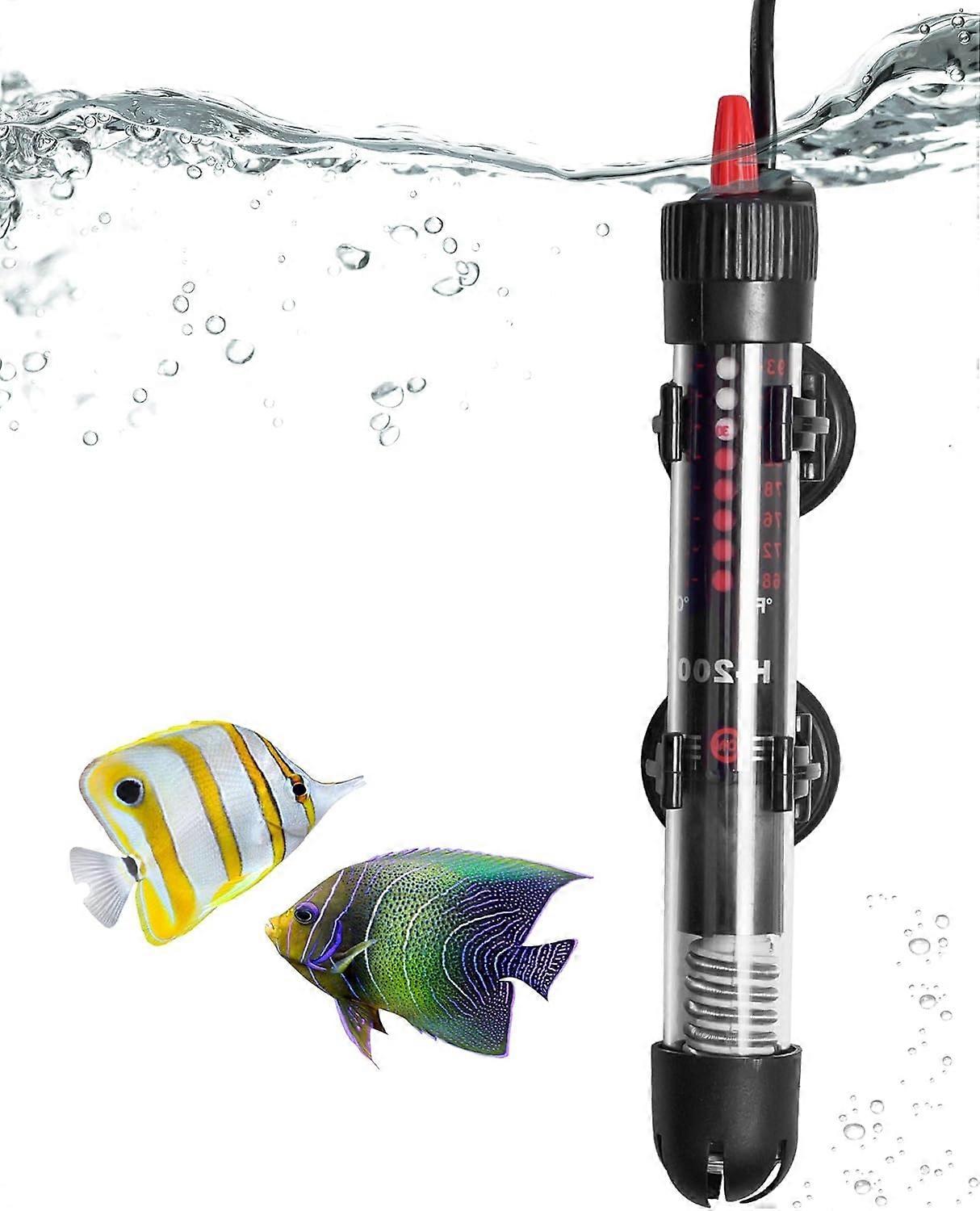 Chauffage d’aquarium réglable, chauffage d’aquarium 25W avec thermostat 20-34°C pour aquariums et aquarium (AAA)