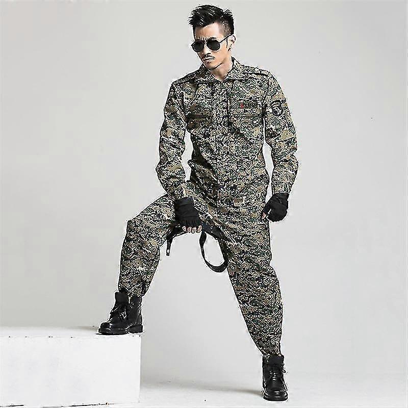 Tactical Camouflage Combat Uniform Set for Training