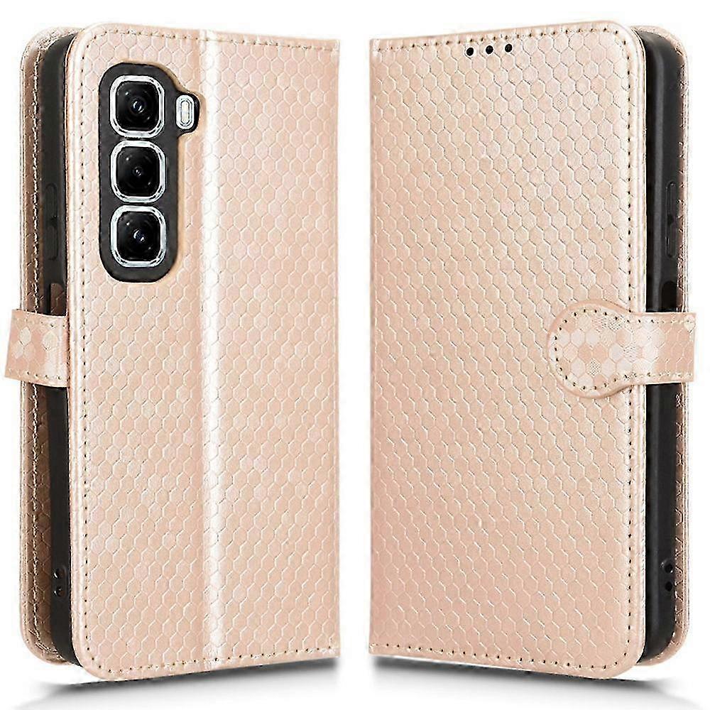 Wallet Case with Dot Pattern for Compatible Brand 4G Phone, PU Leather Cover
