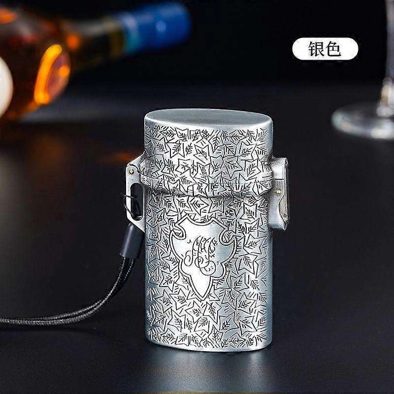 2025 Cross Border Shelby Metal Cigarette Case Thick, Medium And Fine Three-Purpose Portable Embossed Cigarette Case Waterproof Creative Personality