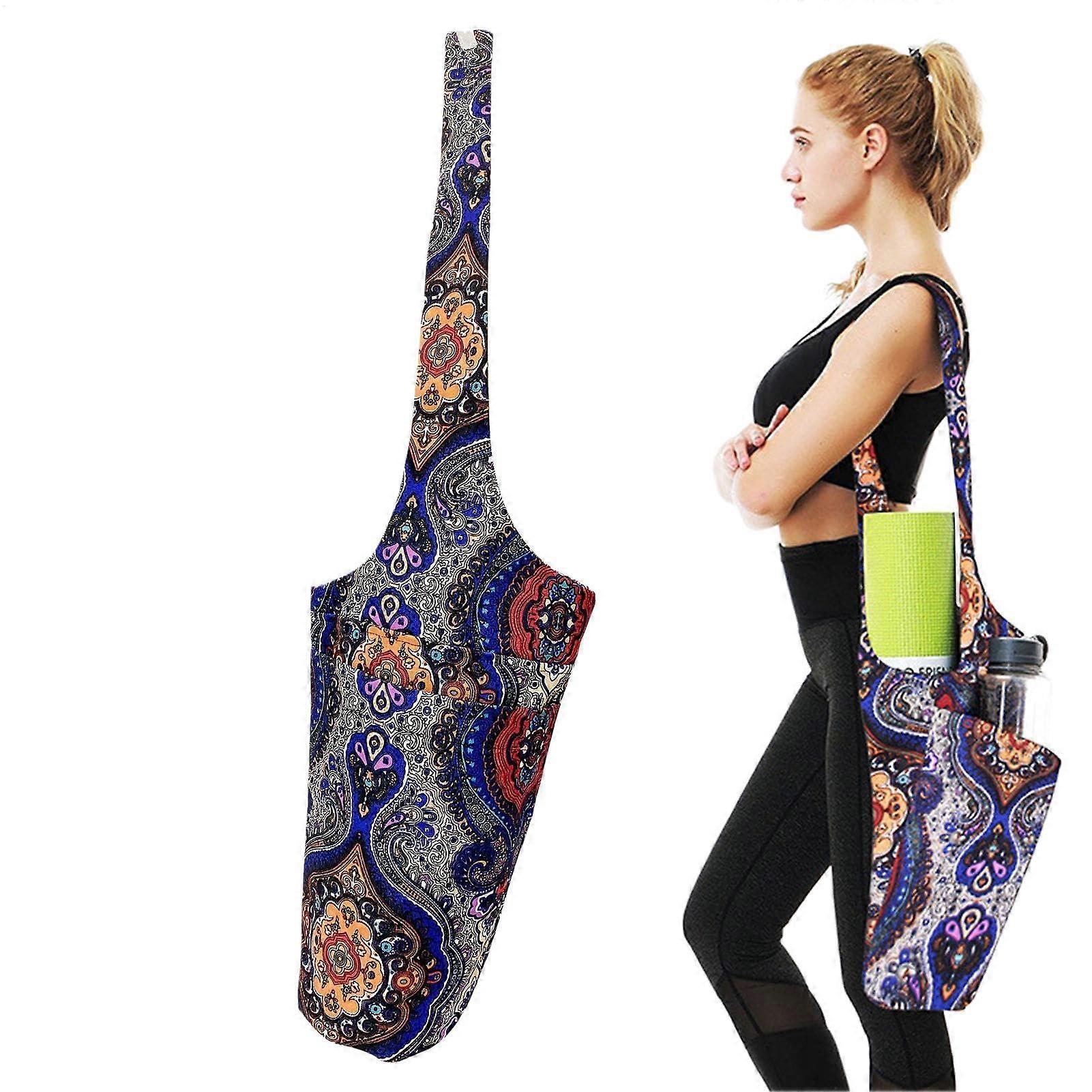 Yogatasche für Frauen mit langem Schultergurt und Taschen, Pilates-Rucksack für die meisten Mattengrößen, stylisches Yoga-Accessoire in verschiedenen Farben