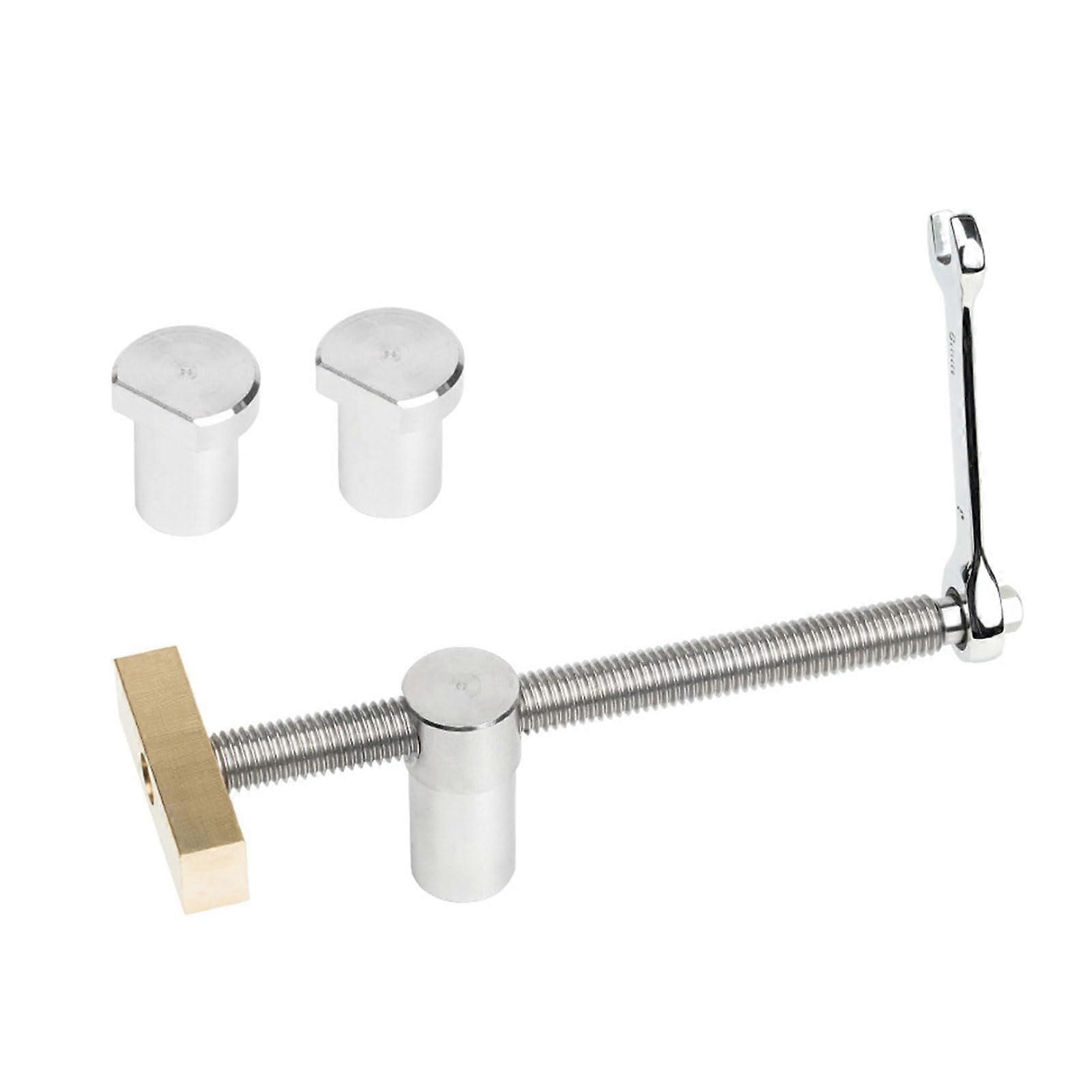 Bench vise pin stop fixed and locking accessories brass stainless steel ratchet workbench vise for woodworking Carpe desktop vise combination 20 mm