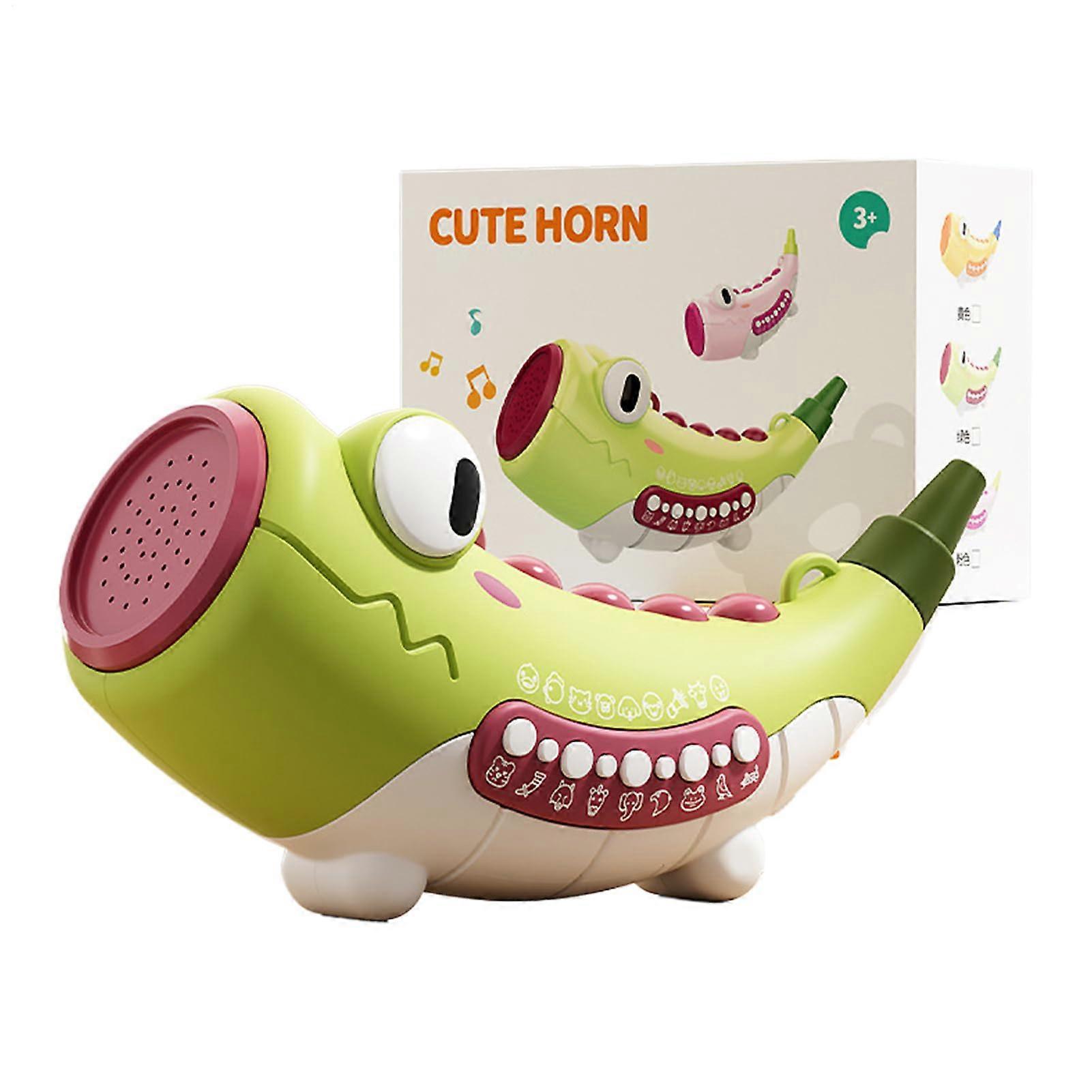 Animal call, outdoor toy, with 2 modes, hunting games with 2 modes for lung capacity training and early learning, green