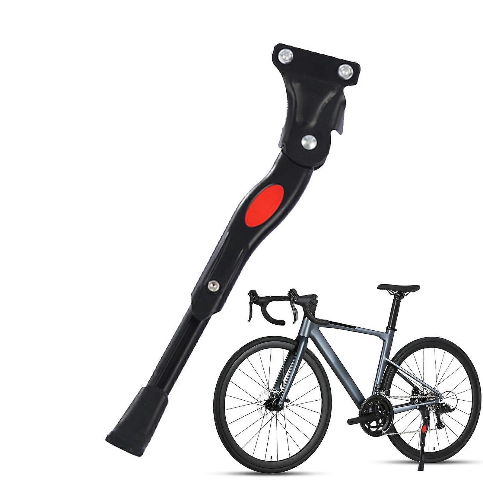 Bicycle Stand, Aluminium Light Metal, Side Height Adjustable, Foldable Replacement Part NonSlip Accessories Model D Two Hole (4cm)