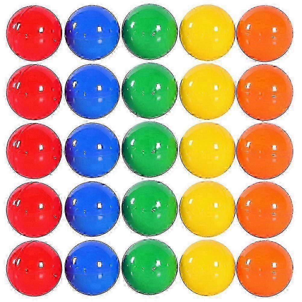 50Pcs Lottery Balls Colored Raffle Balls Openable Raffle Balls Small Lottery Balls Table Game Balls