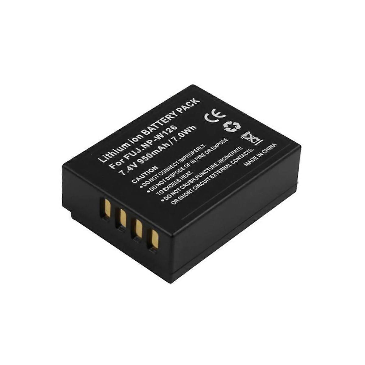 Μπαταρία ιόντων λιθίου 950mAh Fujifilm FinePix HS30 Κάμερα συμβατή με NP-W126, Μαύρη