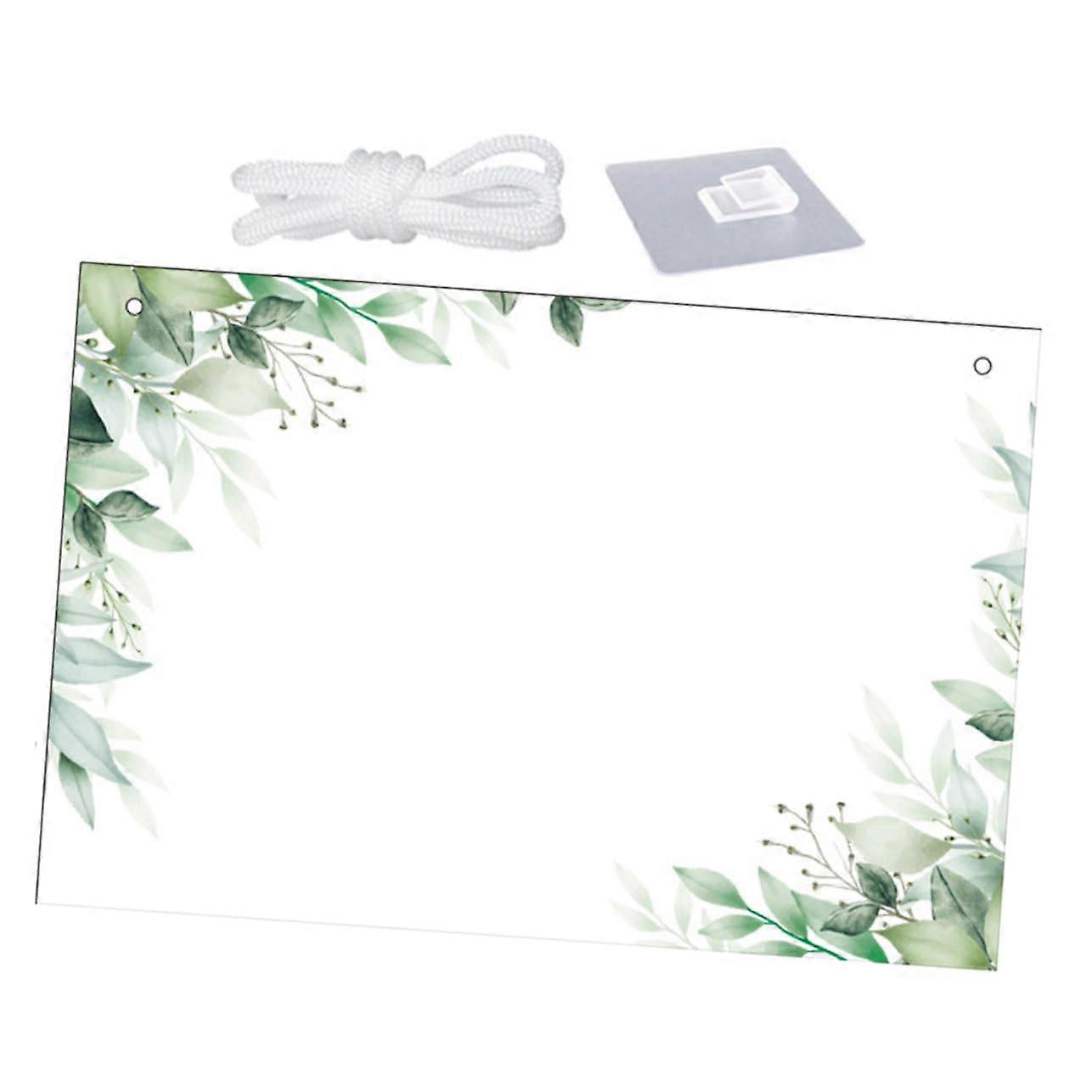 Hanging Acrylic Writing Board for Home and Office, Reusable Wipeable Planning and Memo Board for Students, Teachers, and Office Staff