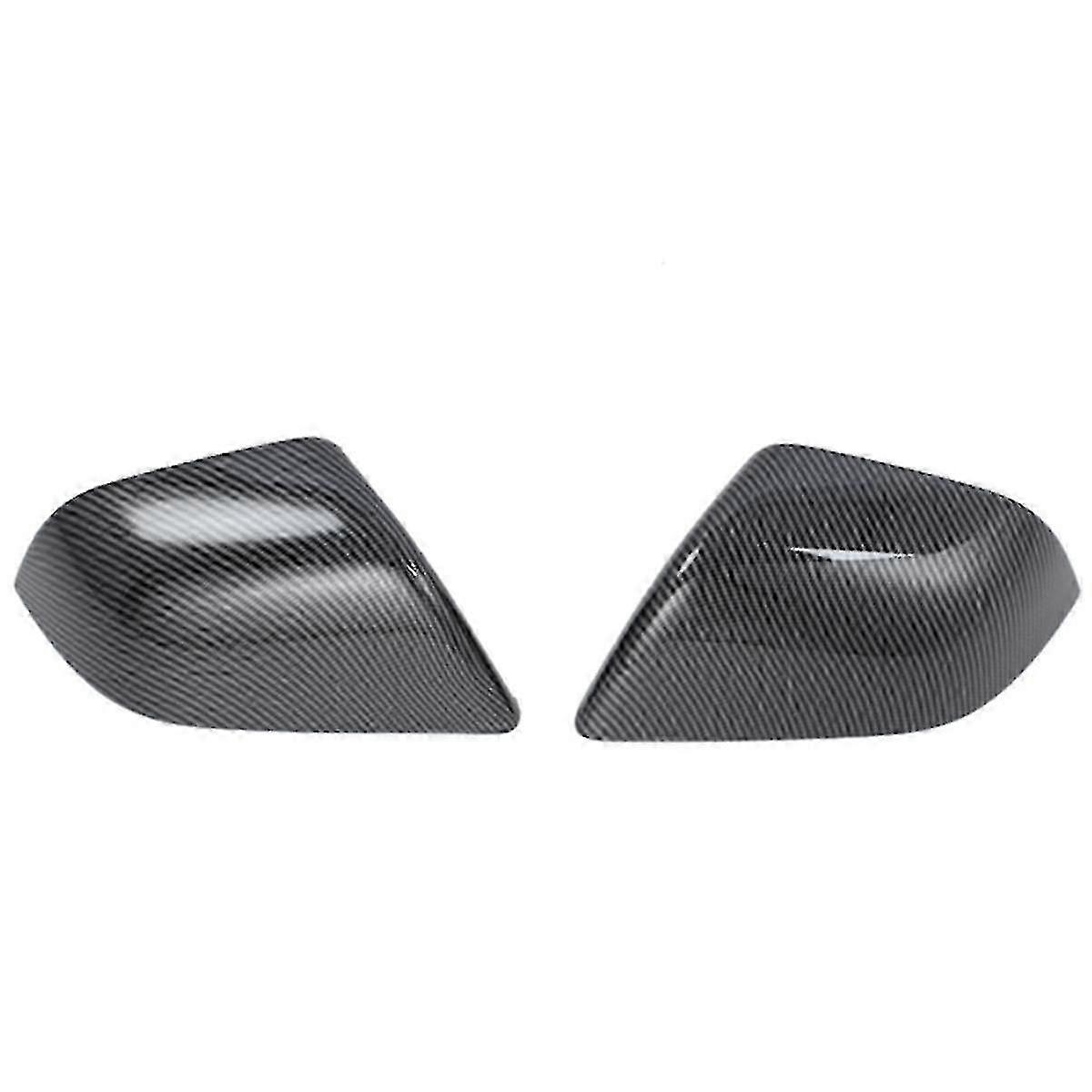 Carbon Fiber Style Rearview Mirror Cap for 2021-2023 Models