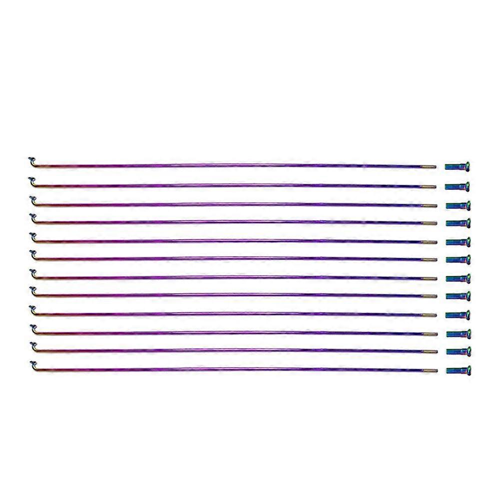 Bicycle Spokes Stainless Steel Colorful Durable & Universal 12 Pieces