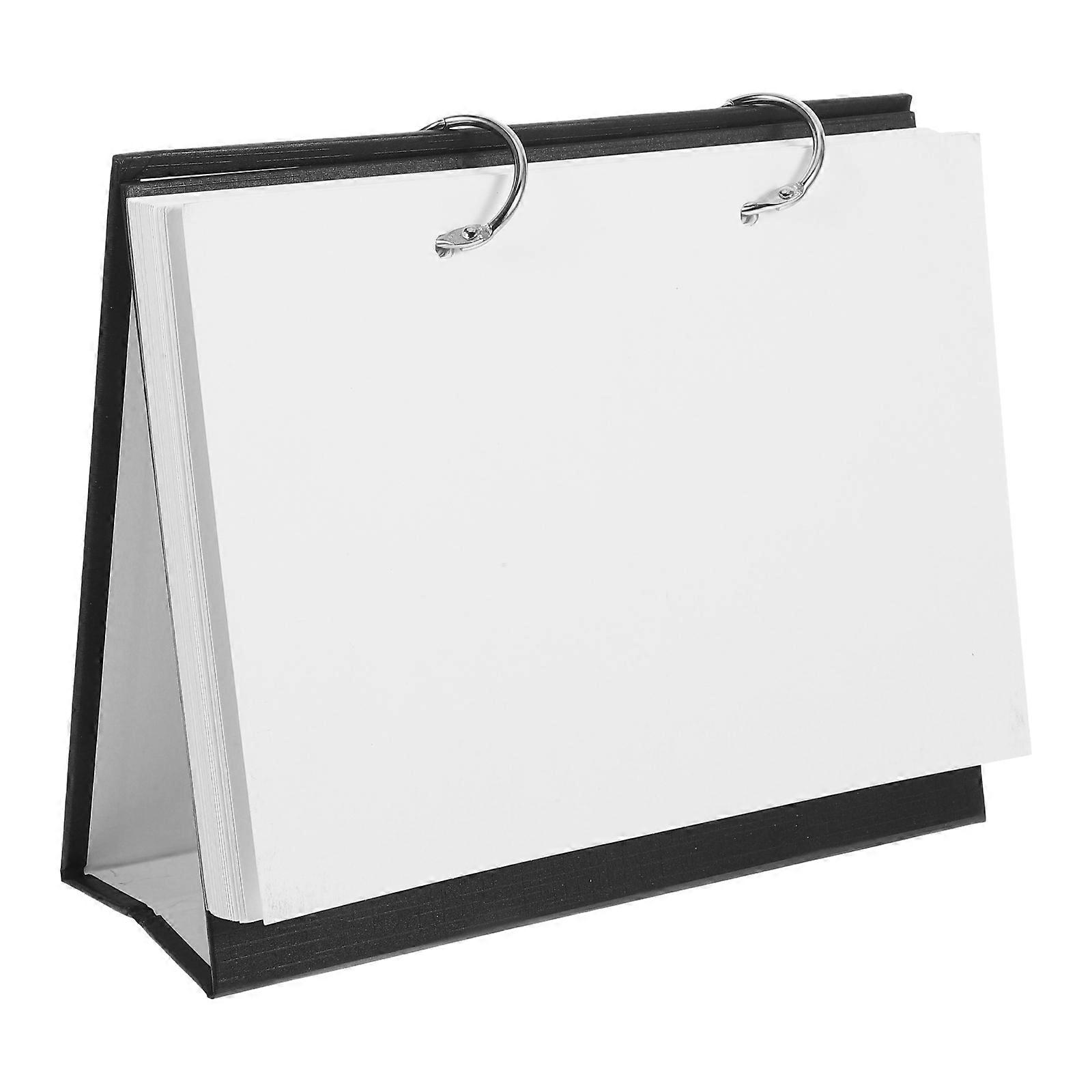 Detachable Desk Calendar with Blank Pages for DIY Projects, Removable Flip Planner for Creative Scheduling and Photo Display, Compact Organizer for