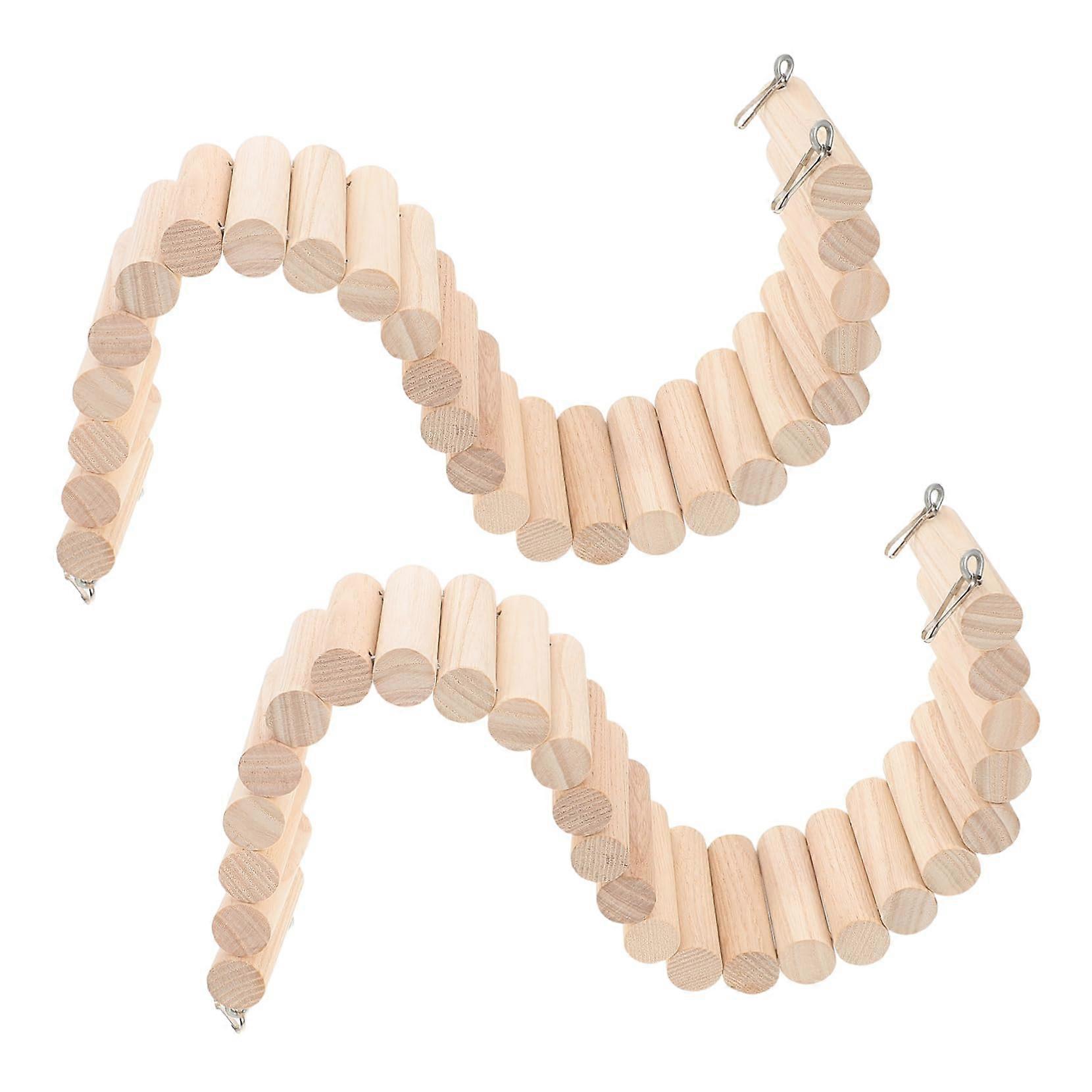 Hamster Ladder Toy Wood Beige