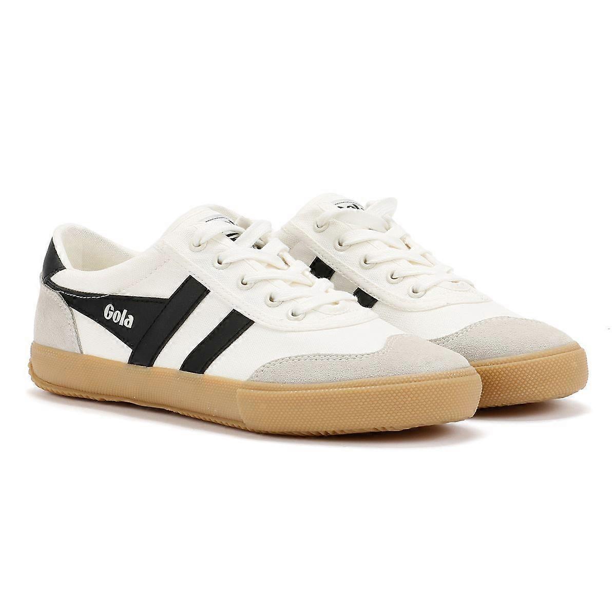 Gola Badmington Women's Off White/Black Trainers