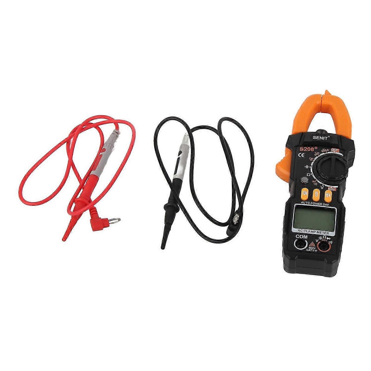 Digital Clamp Multimeter High Accuracy 2600A AC DC Amp Voltage Capacitance Meter Tester