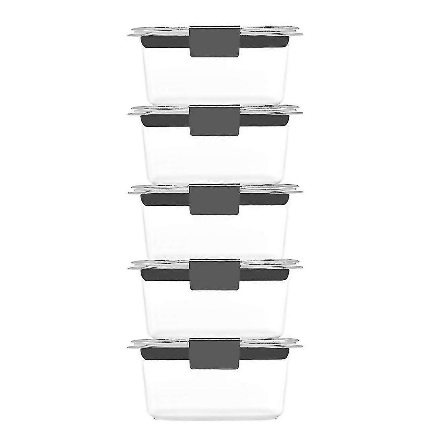 For Food Storage Containers,airtight Lids, Set Of 5 , 350ml