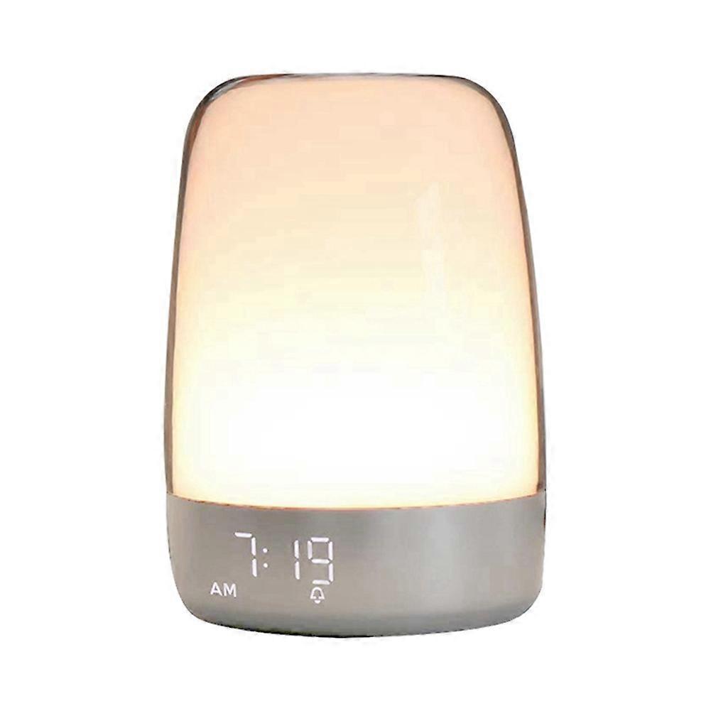 Sunrise Wake Up Alarm Clock Night Light, Alarm & Snooze, 5 Color Night Light, Auto Color Change, Night Light Timer