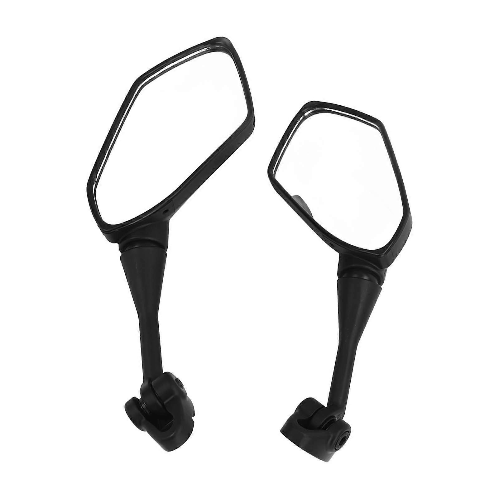 1 Pair Motorcycle Rear Mirror Adjustable Black Handlebar Side Mirror Replacement For HYOSUNG GT125R GT250R GT650R GT650S 