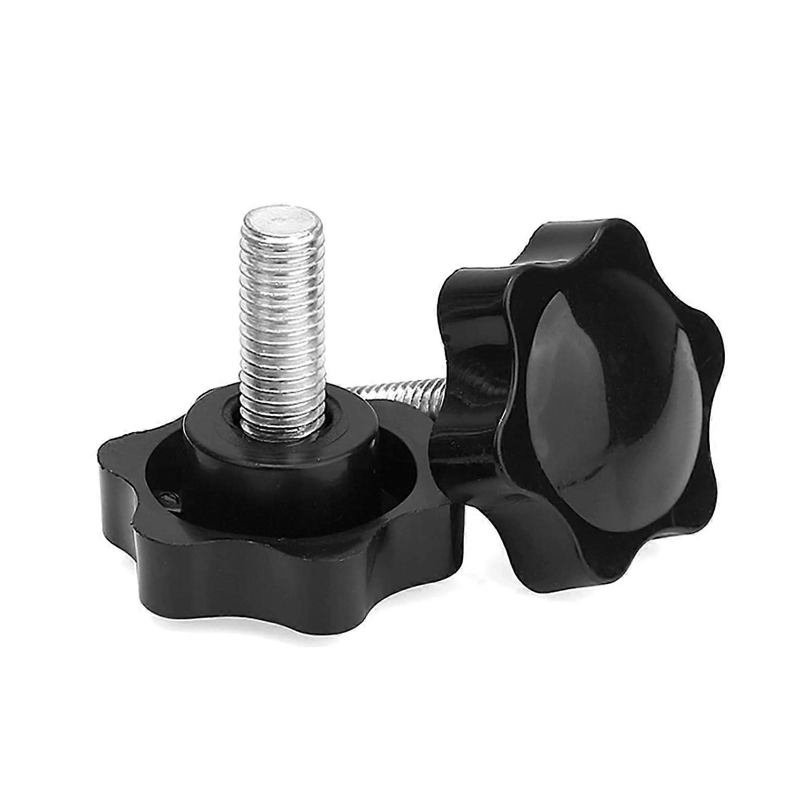 Knurled screws, M4 M5 M6 M8 M10 M12 plastic grip screws (Color: M5, Size: 10mm)
