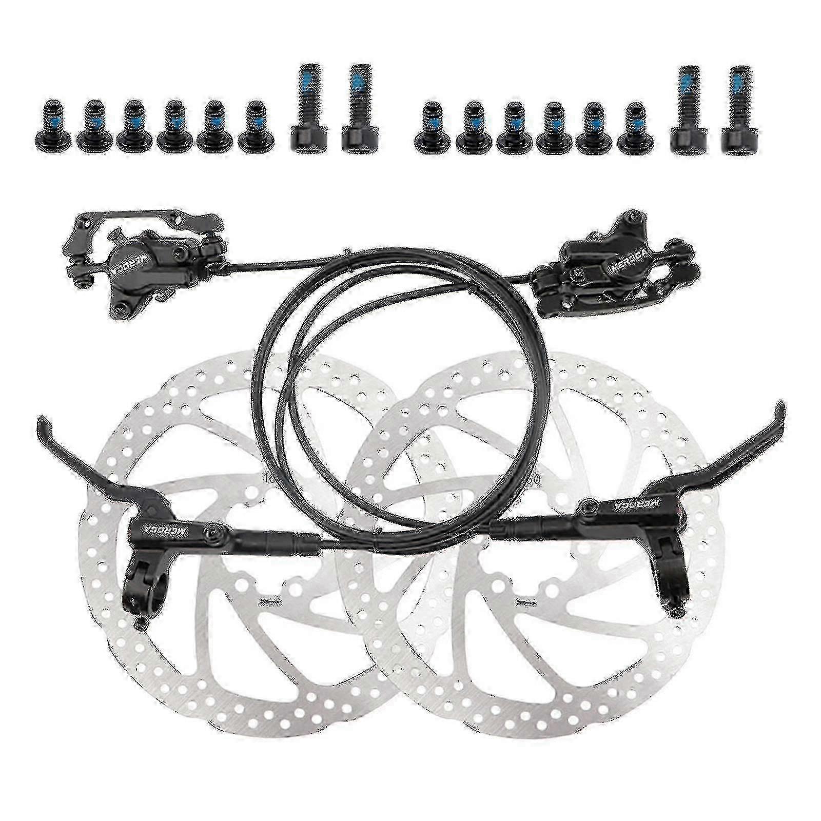 Set di freni a disco idraulici per bici Mtb Coppia freno a disco