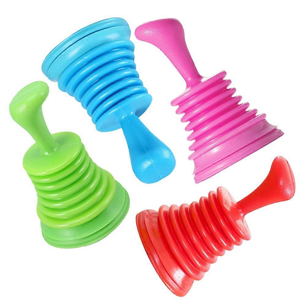 Clogged Plunger Sink And Drain For Kitchens Bathrooms Waste Pipes Showers 17.5X10.5X10.5CM PVC Pipe Dredging 4Set