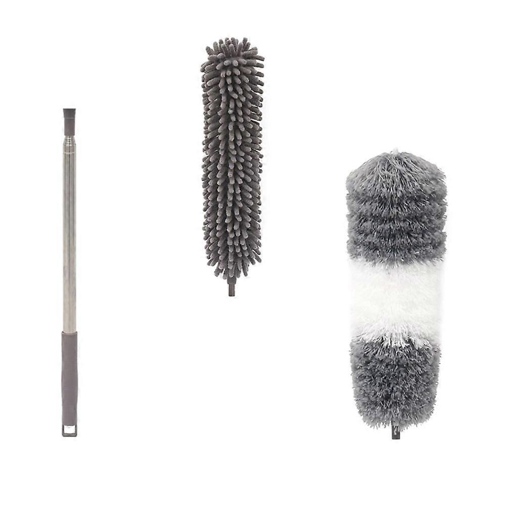 Adjustable Cleaning Duster Heavy Duty Telescopic Household Dust Sweeper 1Set