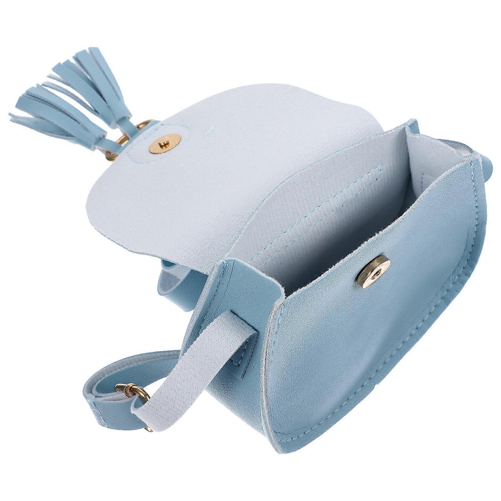 Mini Crossbody Bag with Tassel Design, Adorable Pouch for One Shoulder, Vivid Color, Ideal for Dating, Camping & Everyday Use