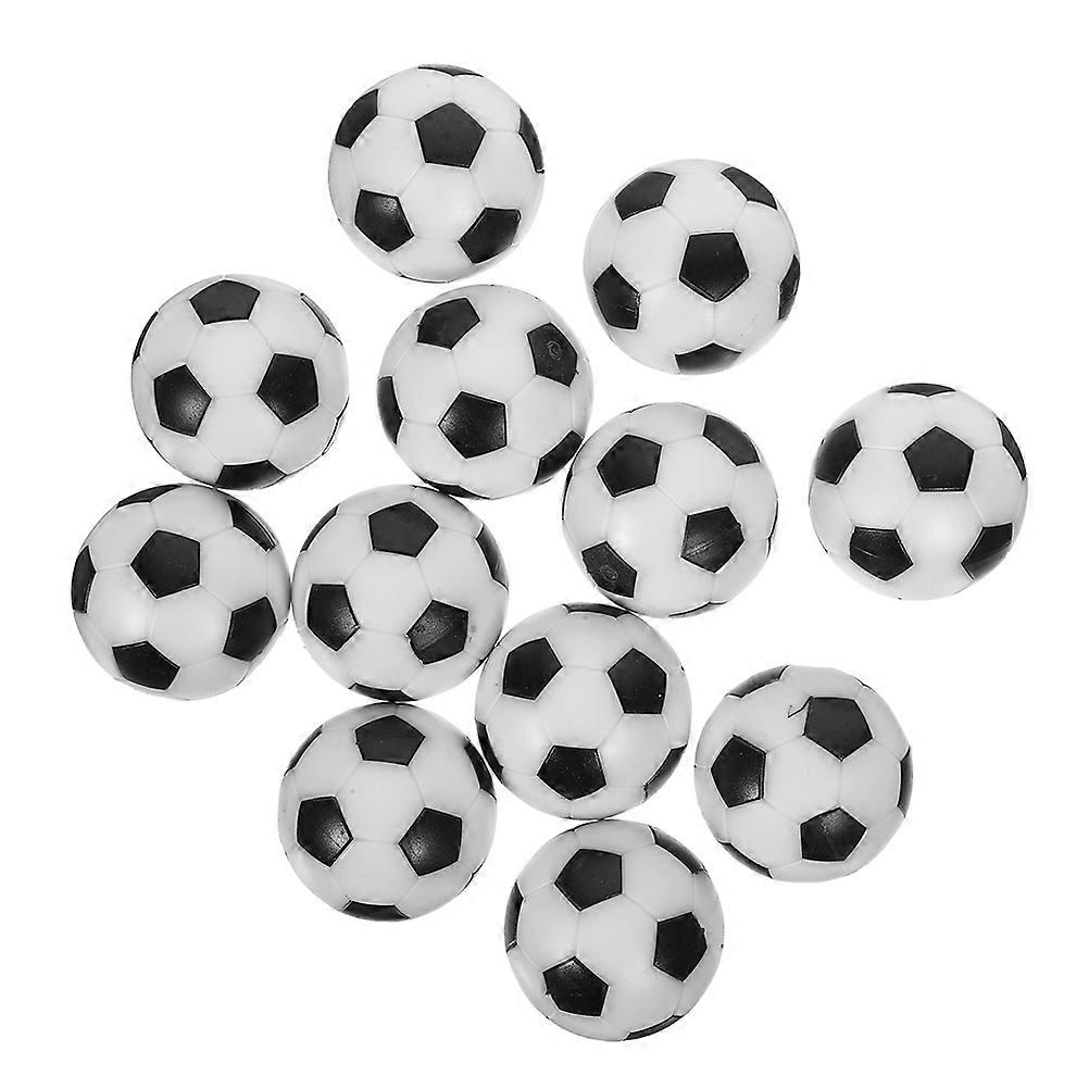Foosball Table Soccer Ball Replacement Set Durable Resin Material for Tabletop Game Multi 12PCS