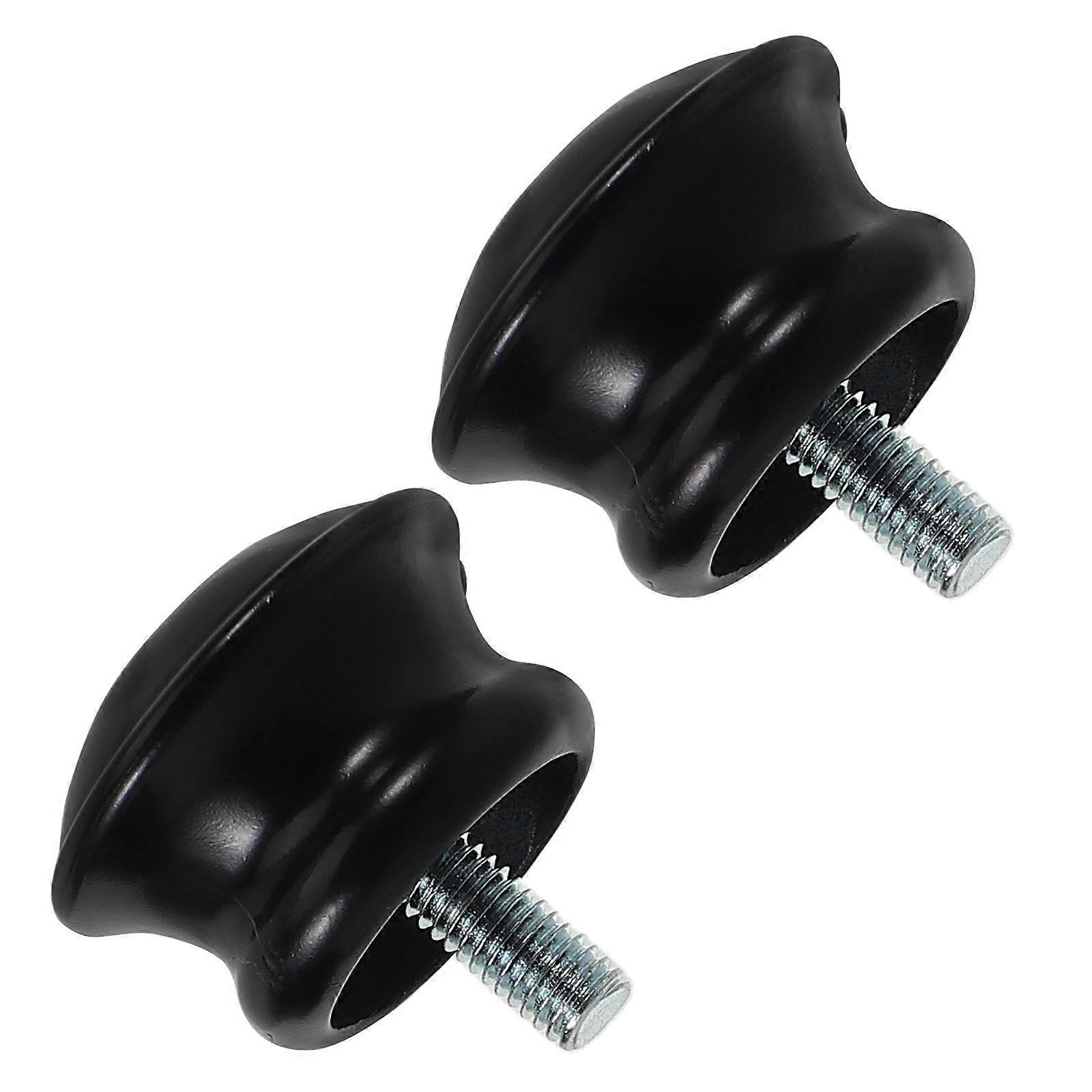 2pcs Decorative Curtain Rod End Caps for Easy Installation, Concealed Joints, Timeless Elegance for Home, Office, and Hotel Decor