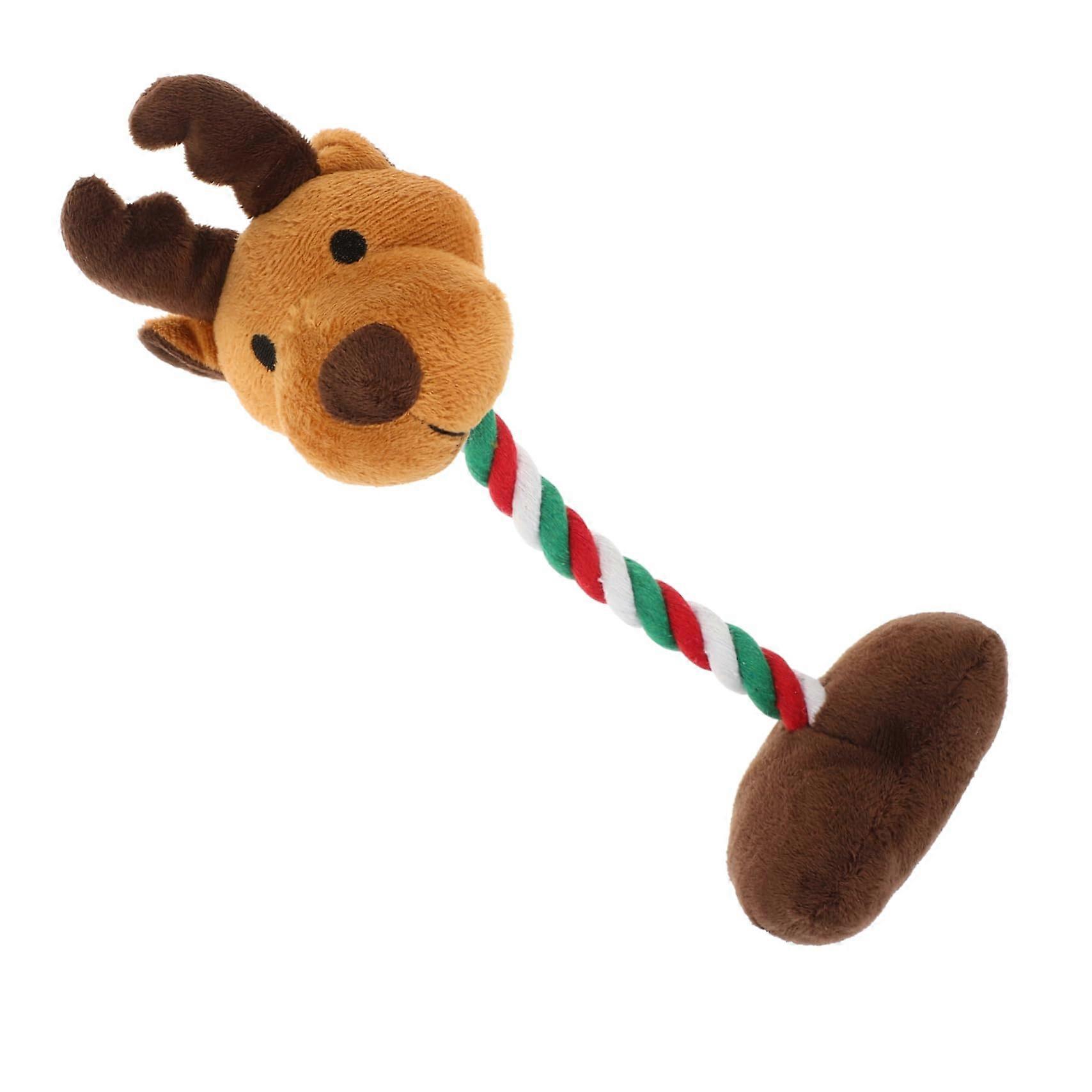Xmas Dog Toy With Squeaker Interactive Chew And Teething Toy For Dogs Suitable For Small And Medium Breeds