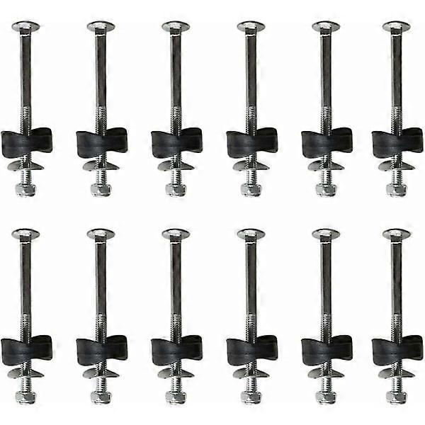 Set of 12 trampoline gap pieces with screws to fix the trampoline - spare parts for trampoline