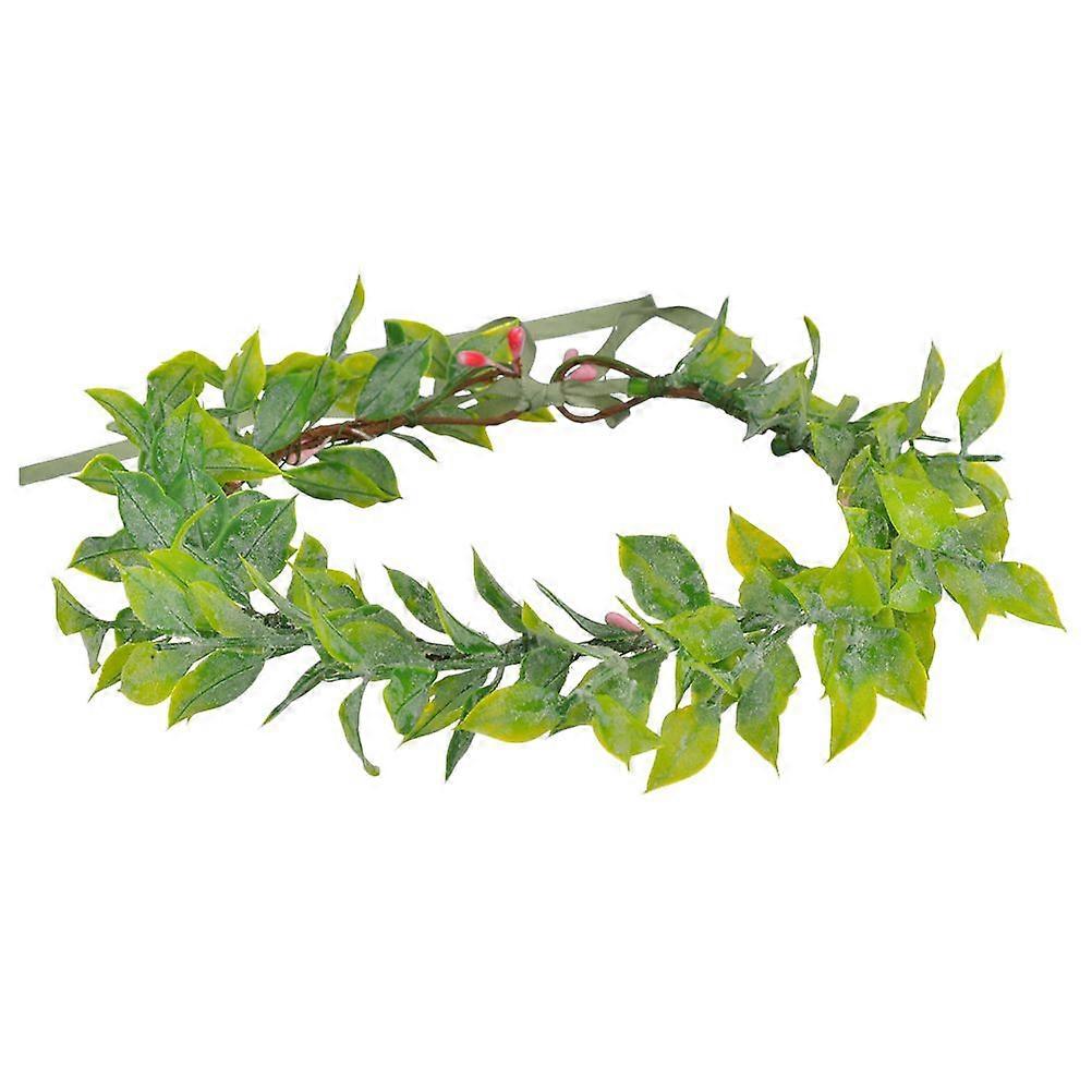 Bride Krans Hodeplagg Kvinner Krans Blomst Hodeplagg Bride Head dekorasjon