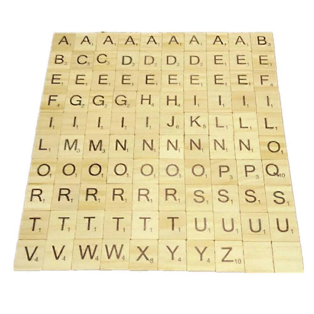 English Alphabet and Number Chips for Kids Playing with Khaki Plastic Blocks 100pcs Letters 100pcs Numbers