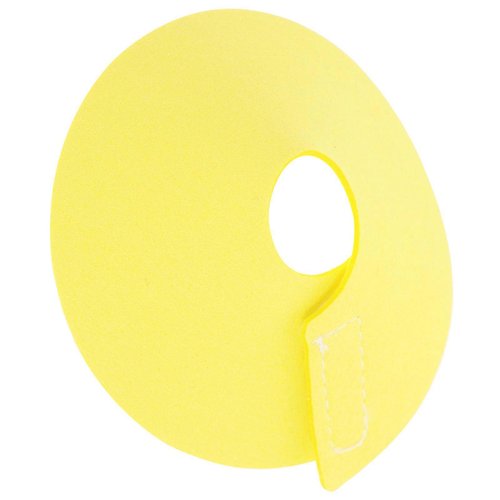 Parrot Protective Collar with Stylish Design for Pet Use Yellow Felt Cloth Antibiting Bird Neckwear