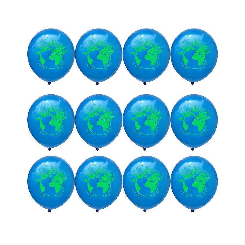 20個カラフルな12インチ世界地図プラネットラテックスバルーン装飾、誕生日パーティーや明るいデザインの集まり用