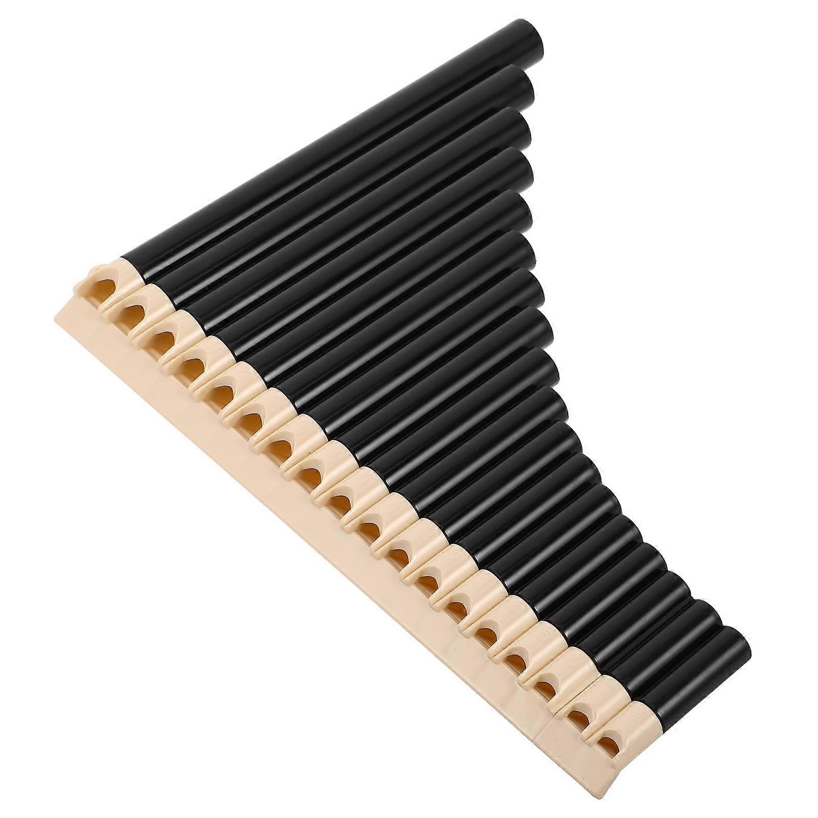 Pan Flute for Beginners and Professionals Teaching Tool Multi Rectangular ABS for Traditional Music Performances 1Set