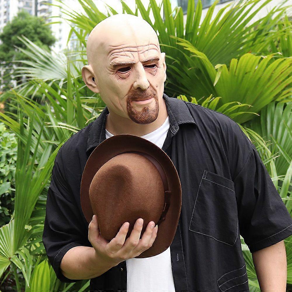 Breaking Bad Masque Heisenberg Walter Blanc 3D Latex Halloween effrayant Prop