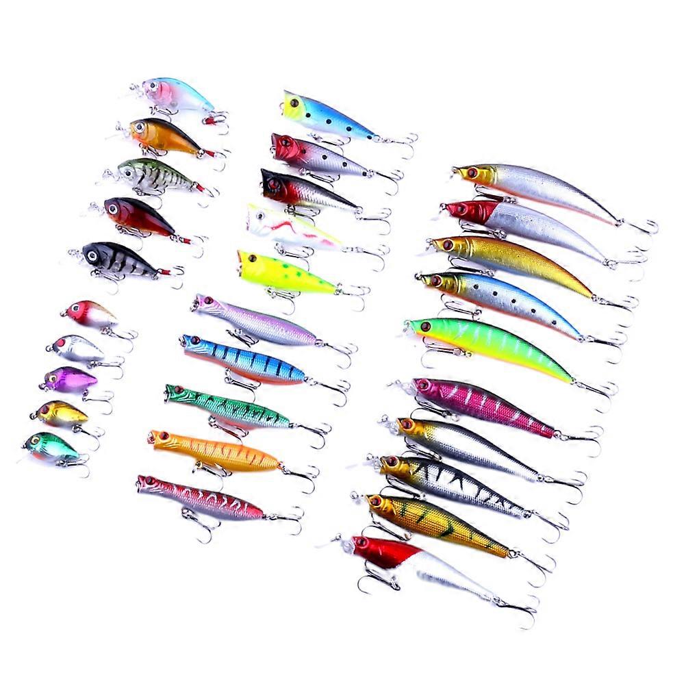 Bait Hooks for Fishing Fishing Tackle Fishing Accessories 30Pcs Assorted Color Ideal for Fishing Contestants 6X1Cm
