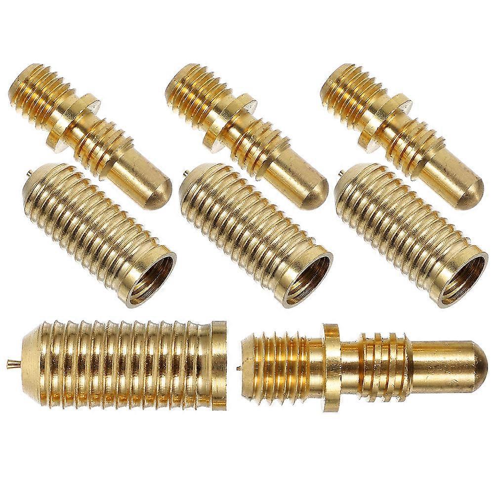 4 Sets Pool Cue Extension Rod Joint Screws Heavy Duty Copper Screws Billiard Cue Connecting Screws