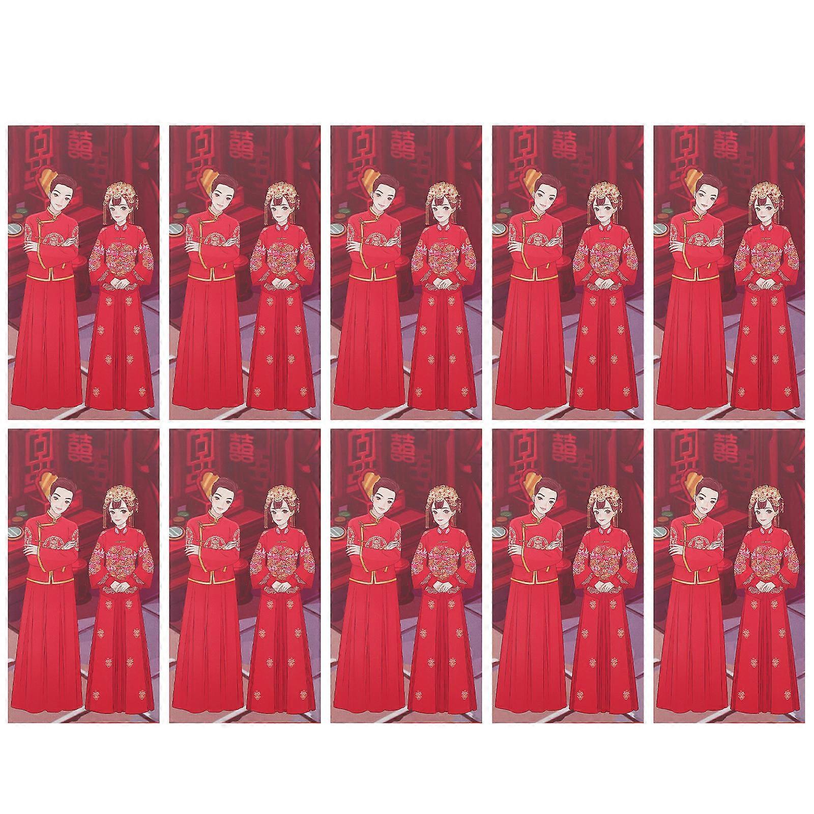 Wedding Red Packet Paper Red Envelopes for Storage 30Pcs Pack