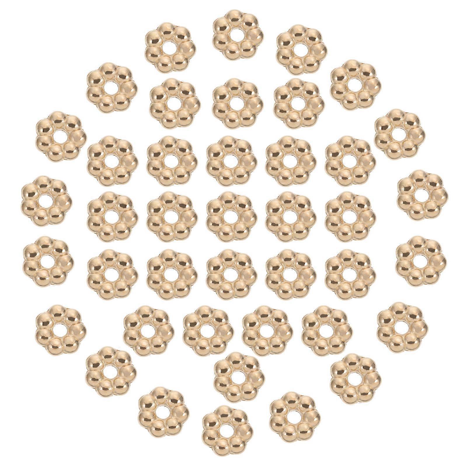 2000pcs Flower Shaped Plastic Beads for Jewelry Making – Durable DIY Craft Supplies for Necklaces, Bracelets & Creative Projects
