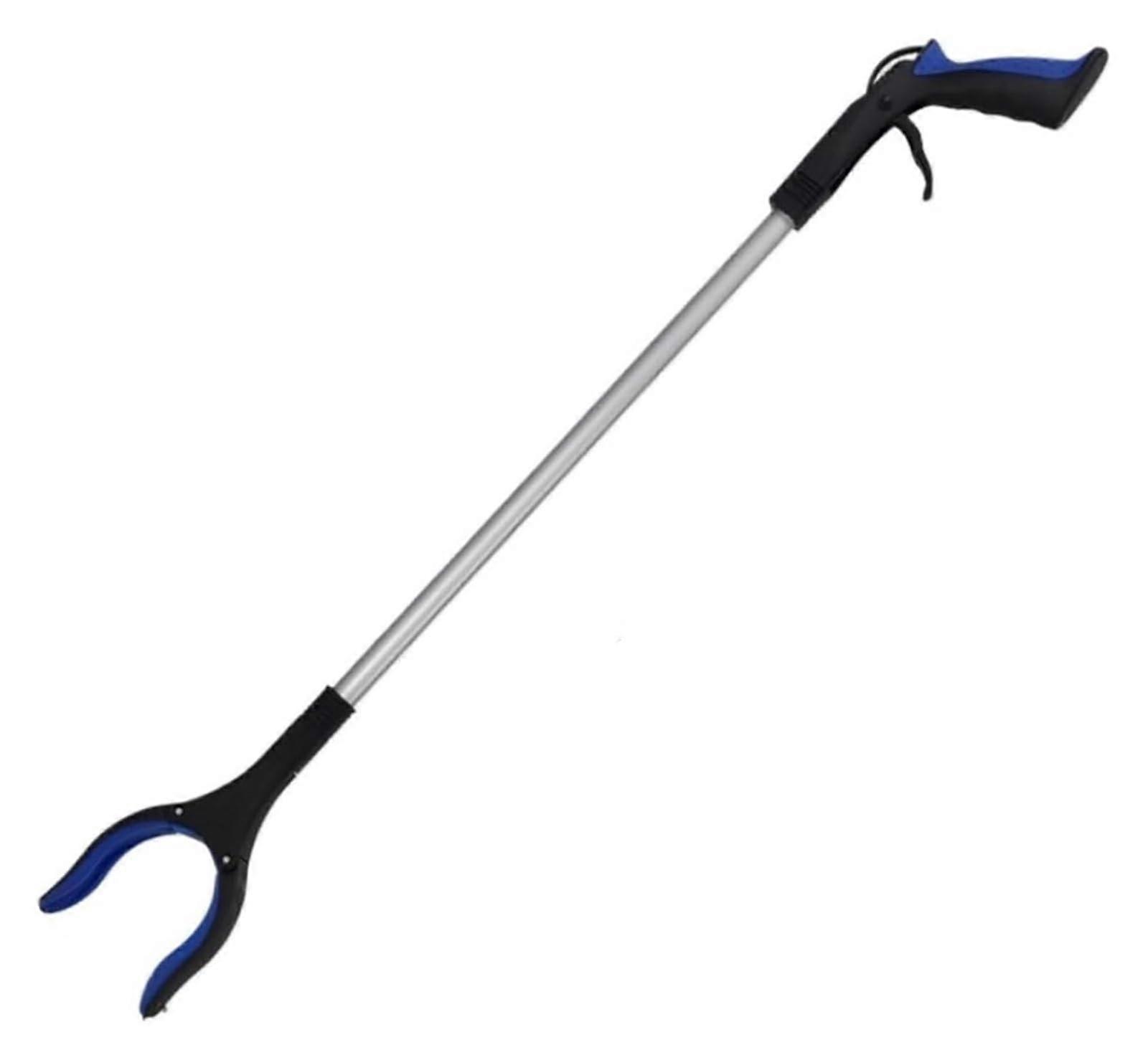Gripping aid, gripping tool, lightweight trash picker for seniors, gripping aid, grabber, pickup stick, blue 79x9cm blue
