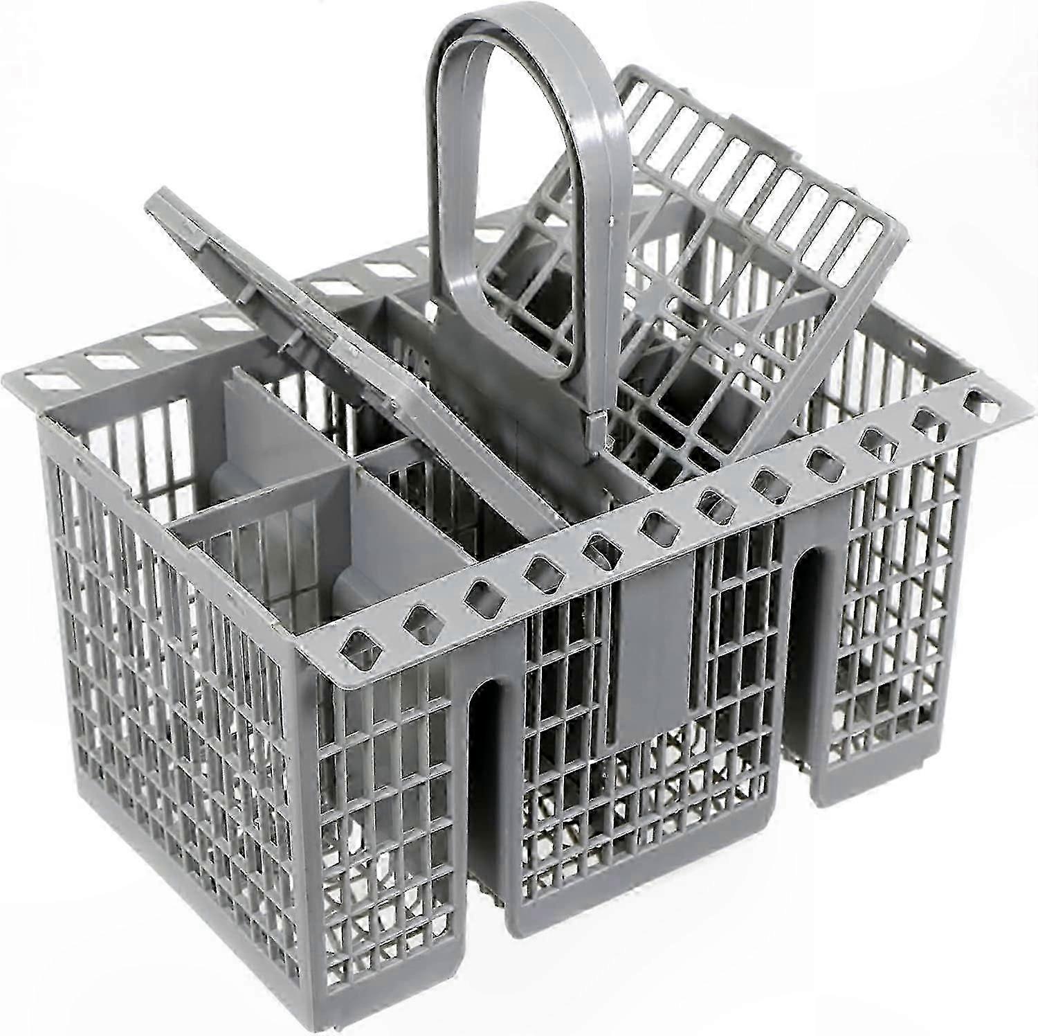 Dishwasher Cutlery Basket with Removable Handle for Easy Cleaning and Storage