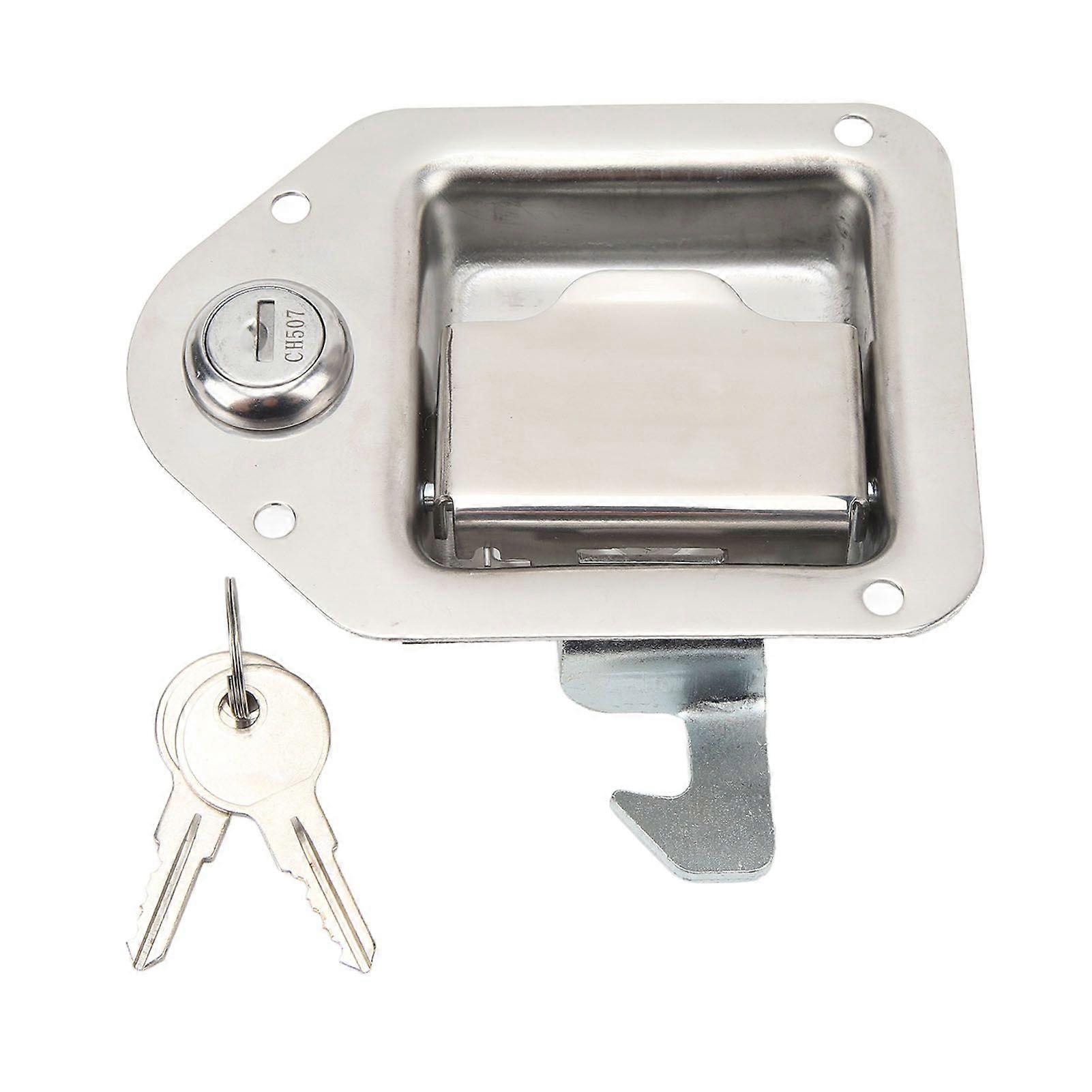 toolbox lock paddle latch stainless steel rv trailer