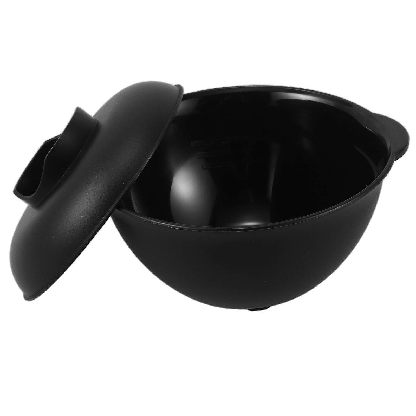 Ramen Noodle Bowl with Lid Soup Cooker for Pasta Porridge 1 Set Instant Noodle Bowl Ramen Cooker Soup Mug