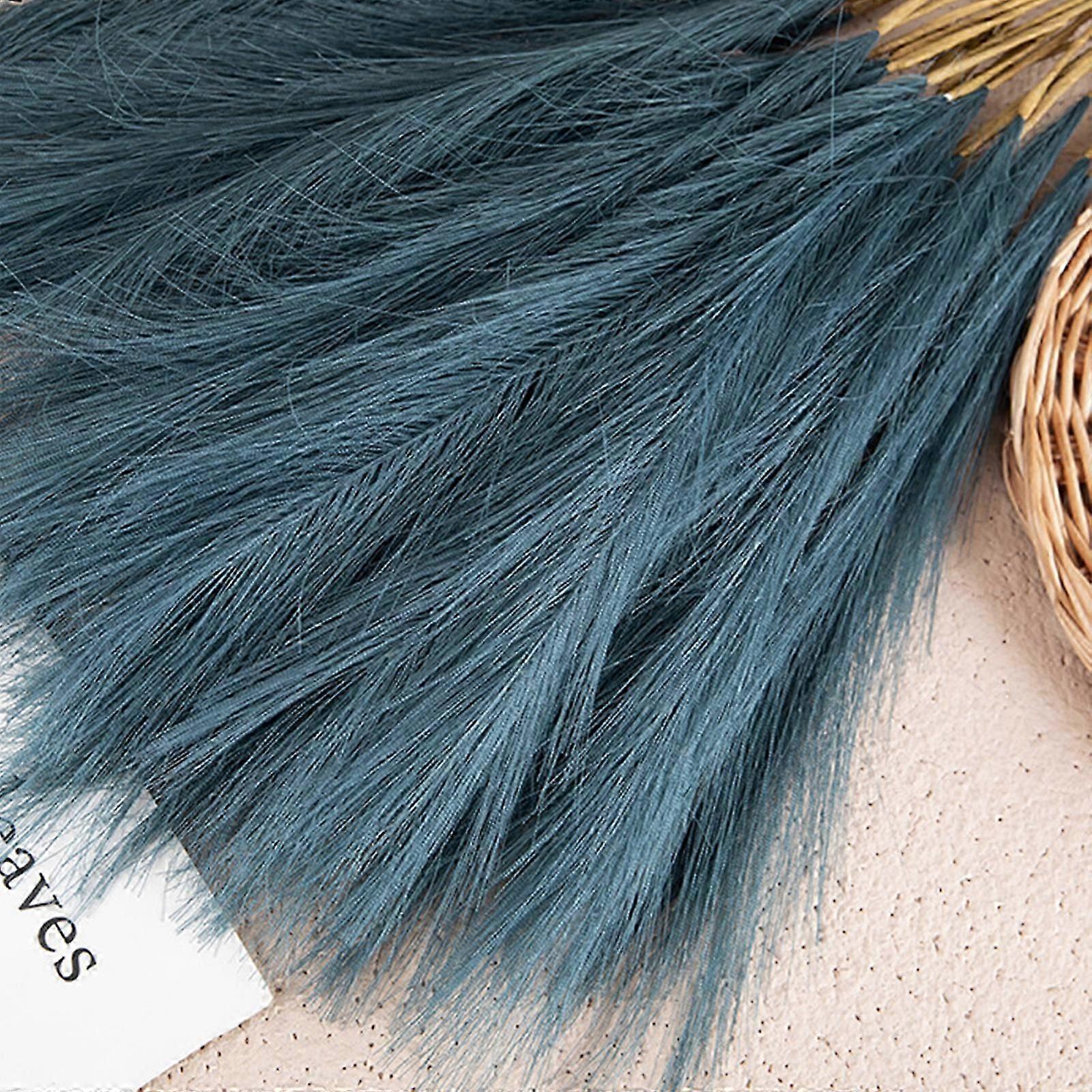 5 palos de hierba de las pampas secas hierba pomposa artificial ramas de jarrón relleno para el hogar sala de estar cocina boda bohemia dcor