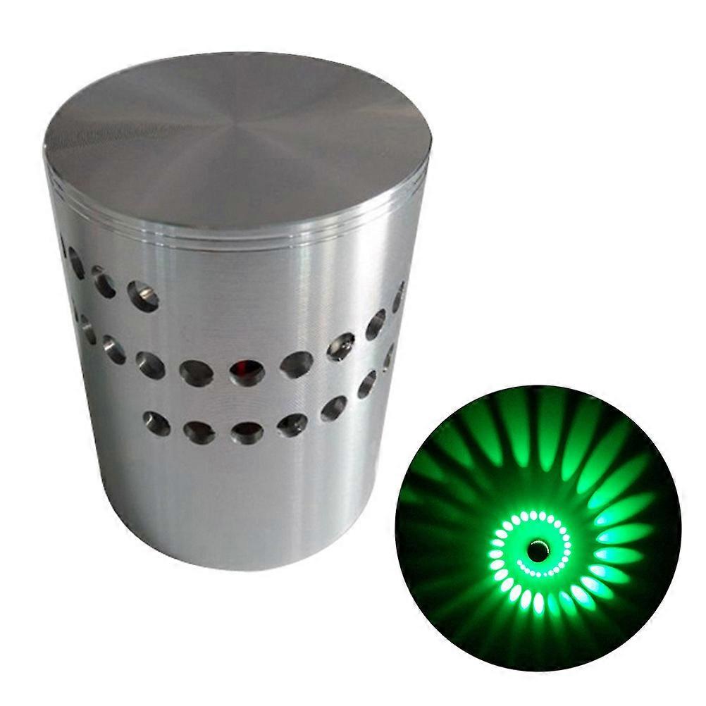Spiral LED Light in Green Color for Decorating Made of Aluminium Suitable for Bar Disco KTV 3W