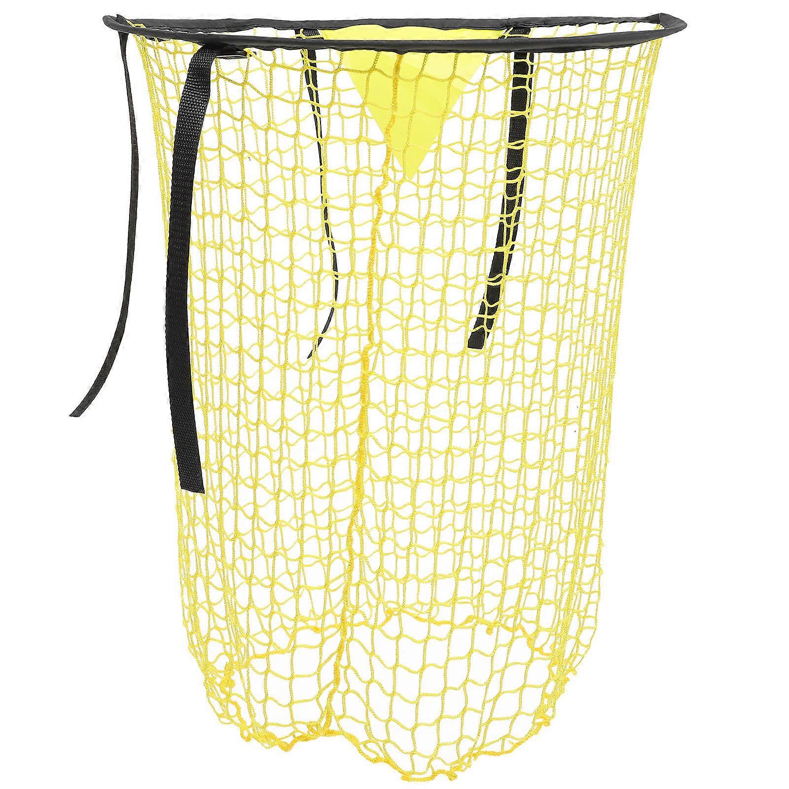 Football Practice Net For Backyard Use Football Targets Net Indoor Outdoor Training 28.3X19.7in Yellow 1Pcs