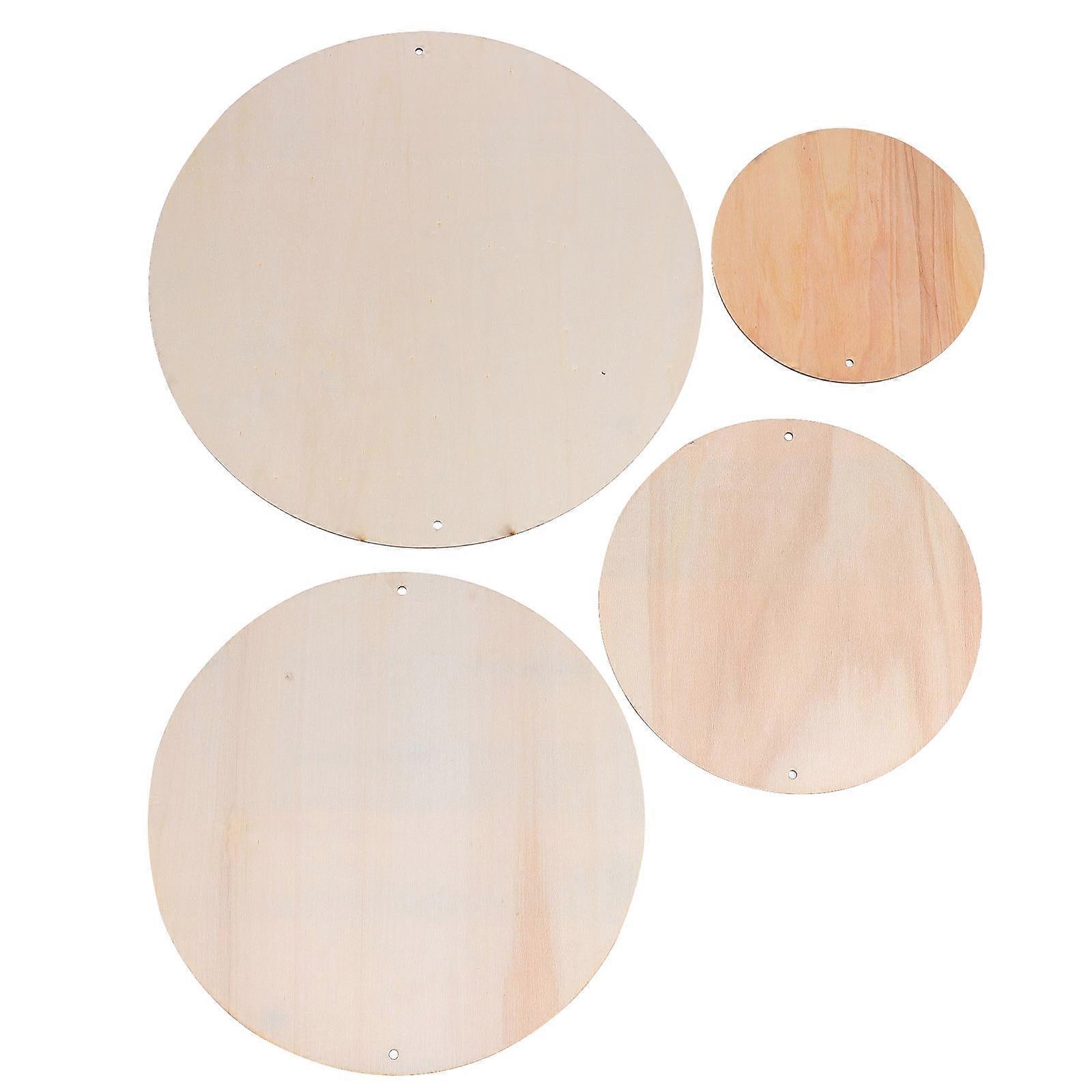 Beige Blank Drawing Board for Kids Creative DIY Art Craft with Safe Material 4 Pieces