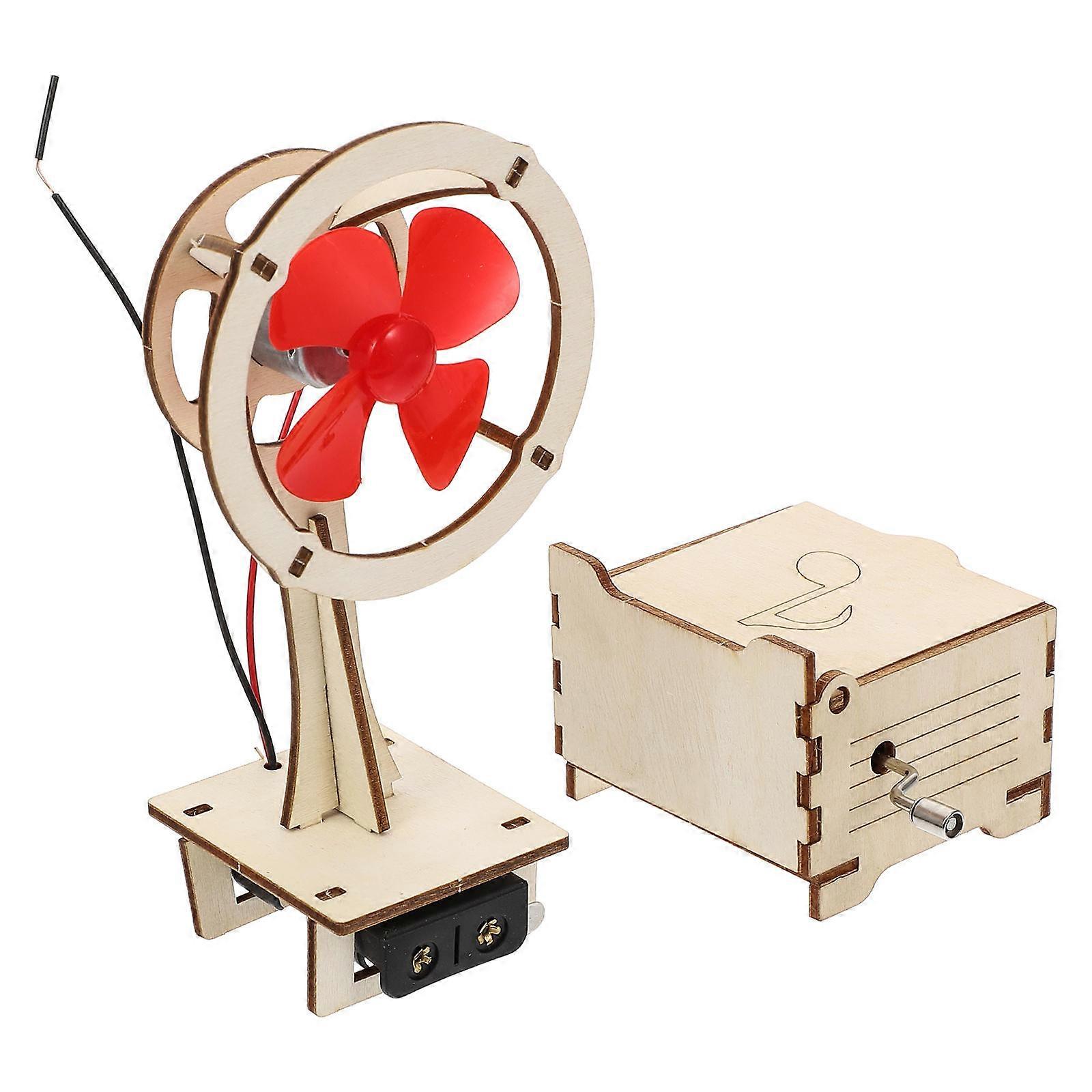 Electric Fan Puzzle 2 Sets Educational DIY Mechanical Jigsaw for Creativity, Imagination and Motor Skills Development Safe and Fun Family Activity