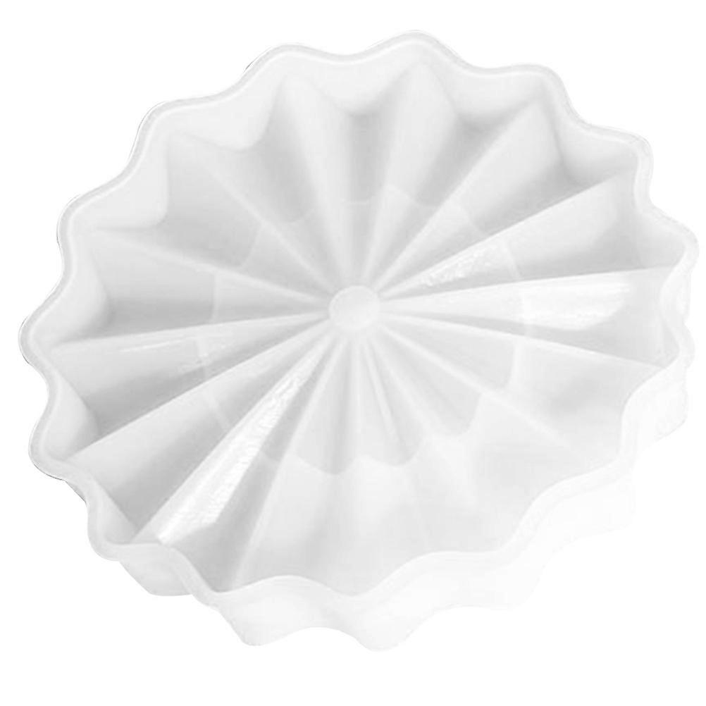 قالب صينية حلوى سيليكون أبيض للاستخدام الحرفي 1 مجموعة