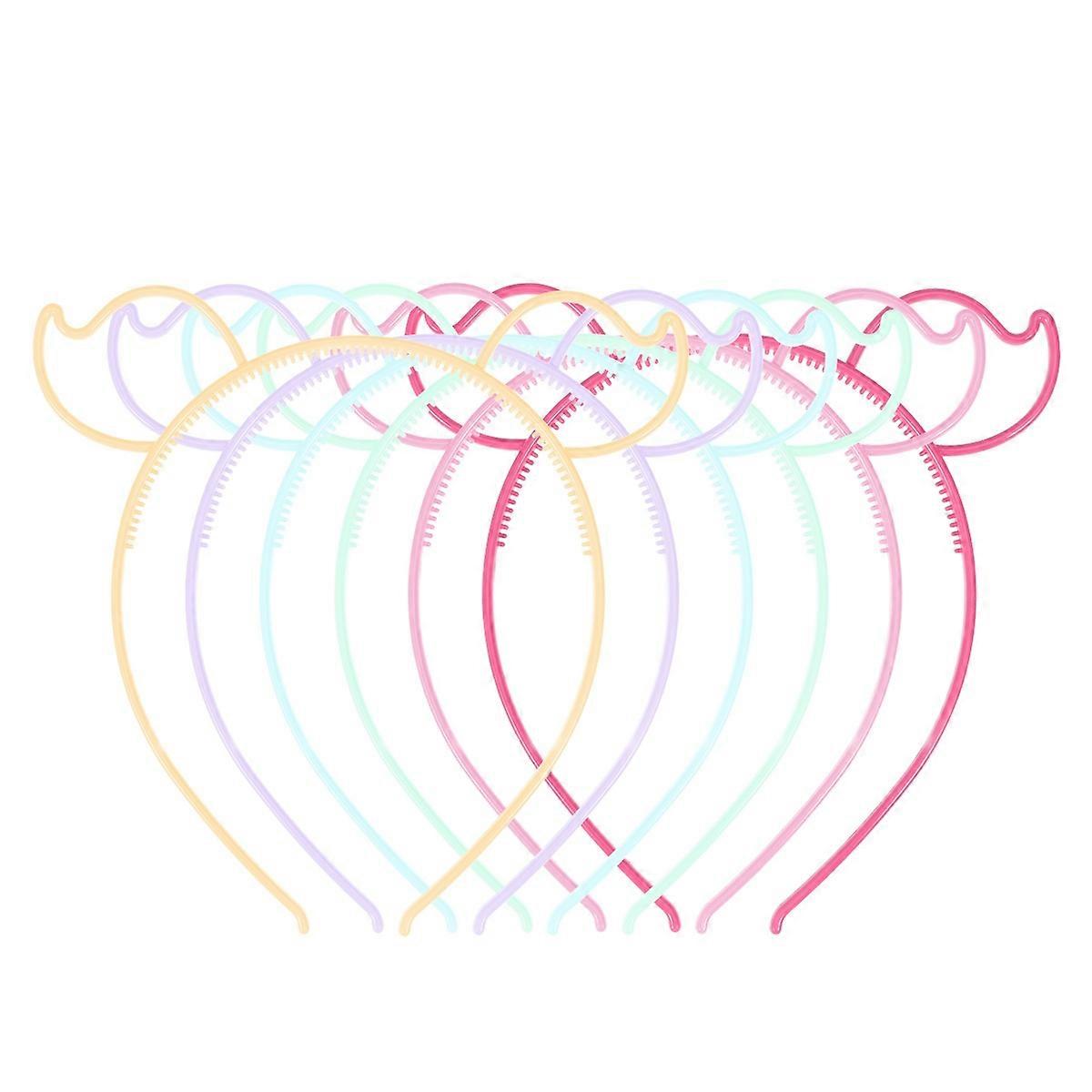 12Pcs Headband For Children Assorted Color Animal Ears Shape Accessory Perfect For Cosplay And Parties
